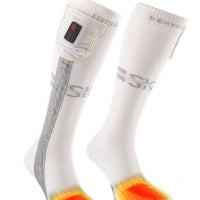 Chaussettes Chauffantes - Aerowhite | USB-C - Édition Sports d’Hiver | Fines & Résistantes