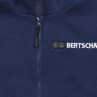 Veste Chauffante Hommes - Dual-Heating | USB - Bleu Marine