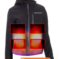Imperméable Chauffant - Dual-Heating | USB - Femmes