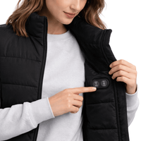 Gilet chauffant doudoune pour femme – Dual Heating