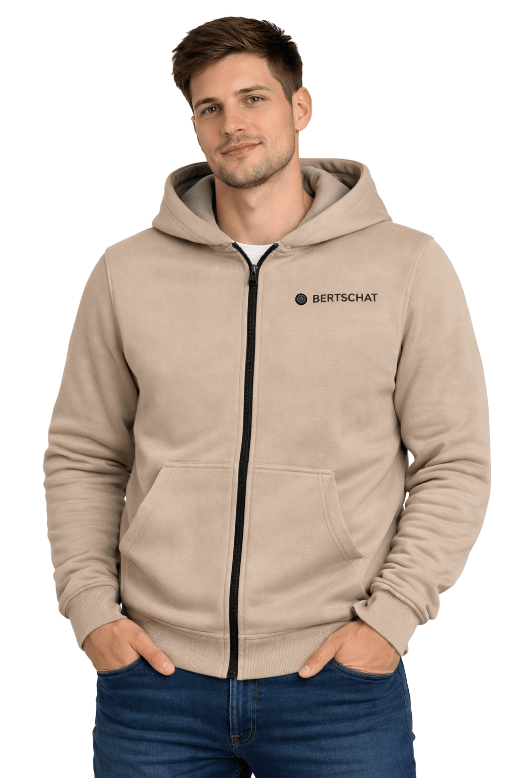 Veste Chauffante Hommes- PRO | USB - Beige