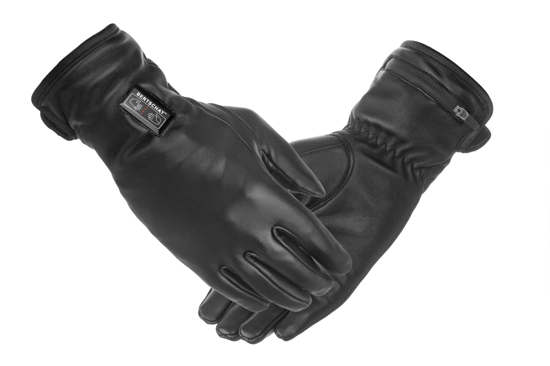 Gants Chauffants en Cuir pour Femme – Dual Heating