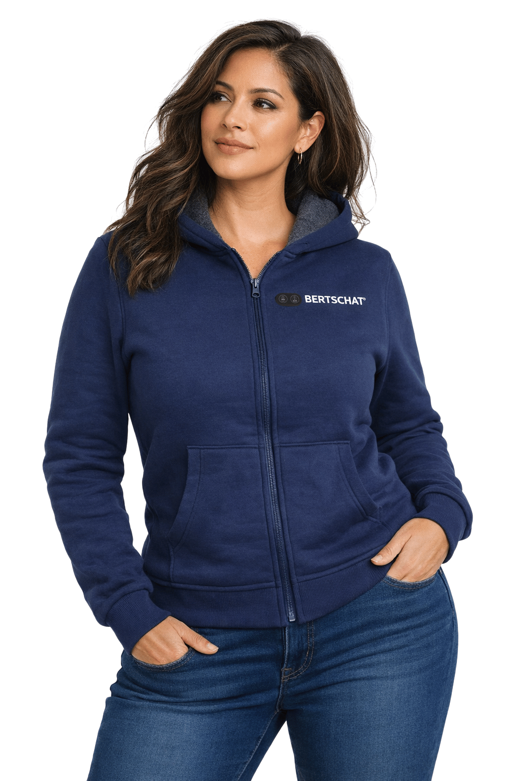 Veste Chauffante Femmes - Dual-Heating | USB - Bleu Marine