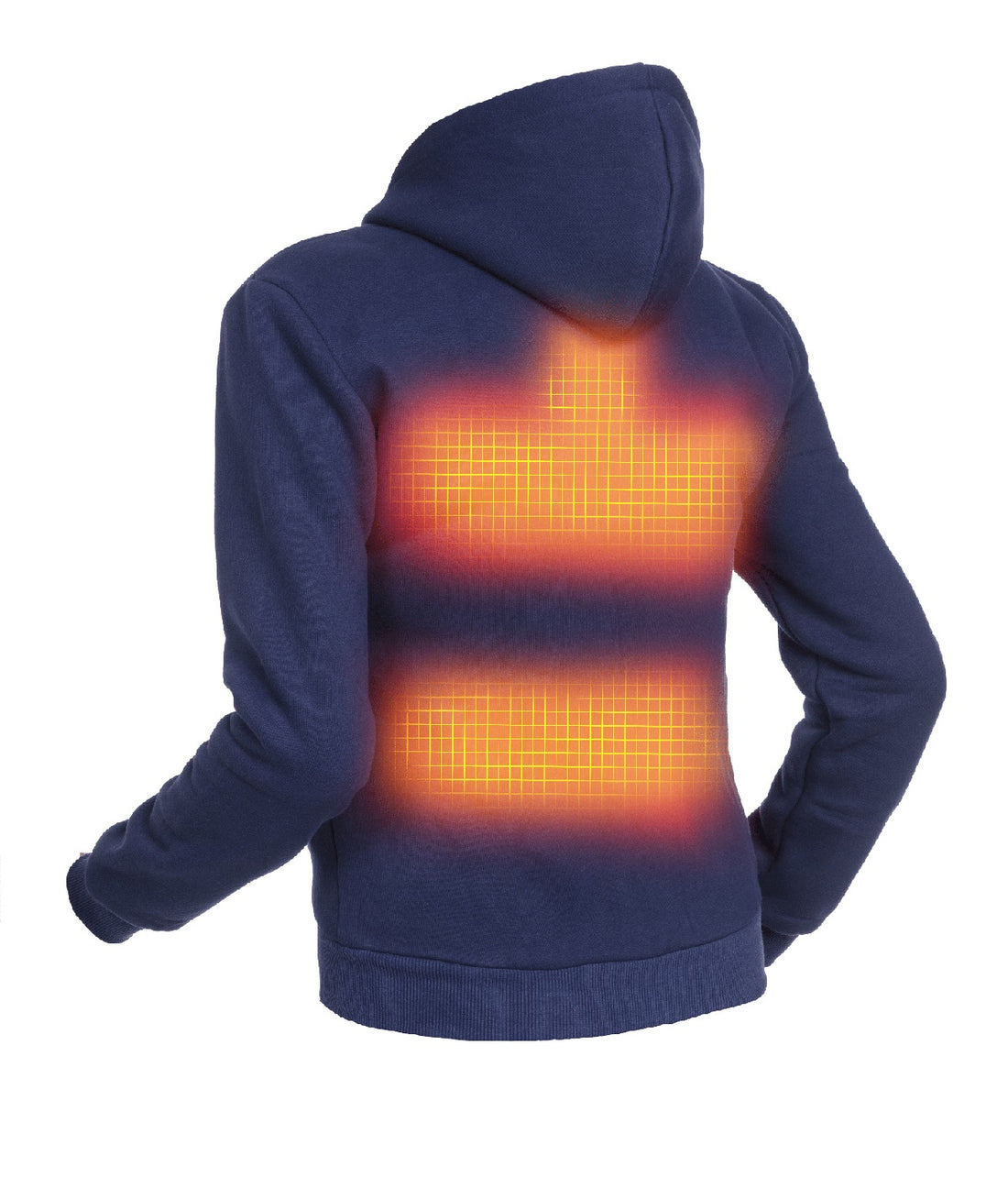 Veste Chauffante Femmes - Dual-Heating | USB - Bleu Marine