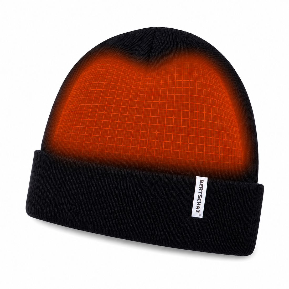 Bonnet Chauffant – Beanie Noire Électrique