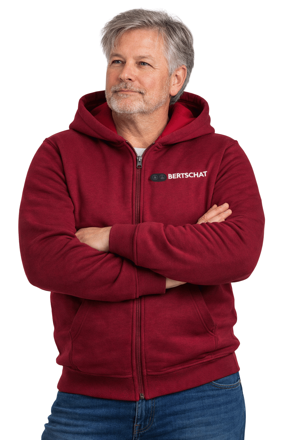 Veste Chauffante Hommes - Dual-Heating | USB - Bordeaux