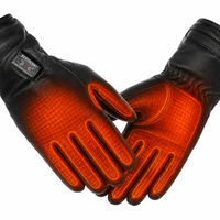 Gants Chauffants en Cuir pour Femme – Dual Heating