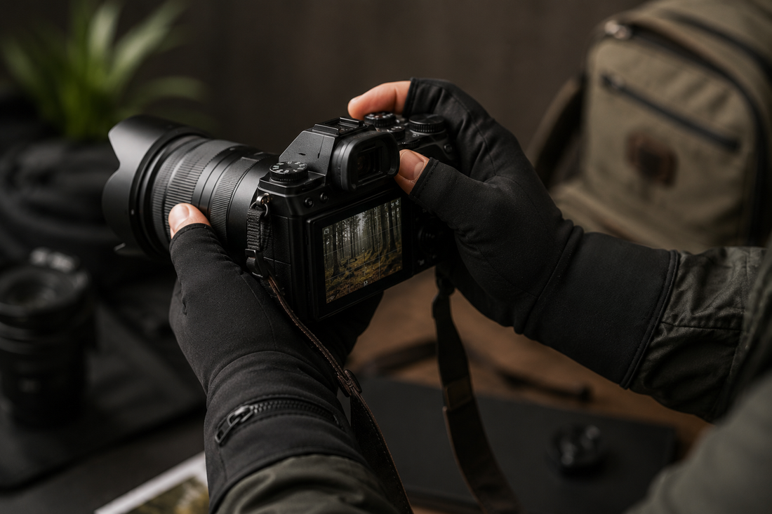 Sous-Gants Chauffants Sans Doigts – Dual Heating