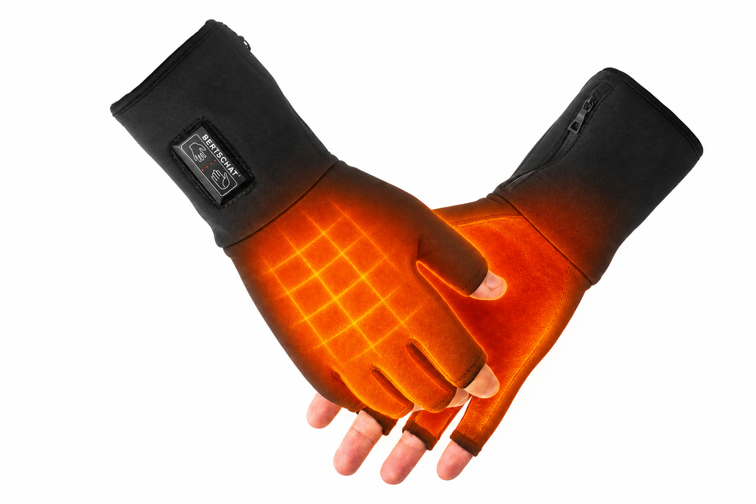 Sous-Gants Chauffants Sans Doigts – Dual Heating