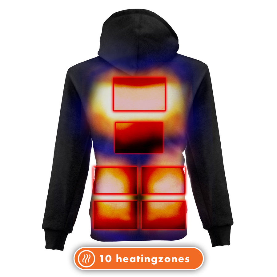 Veste Chauffante Femmes - Dual-Heating | USB - Noir