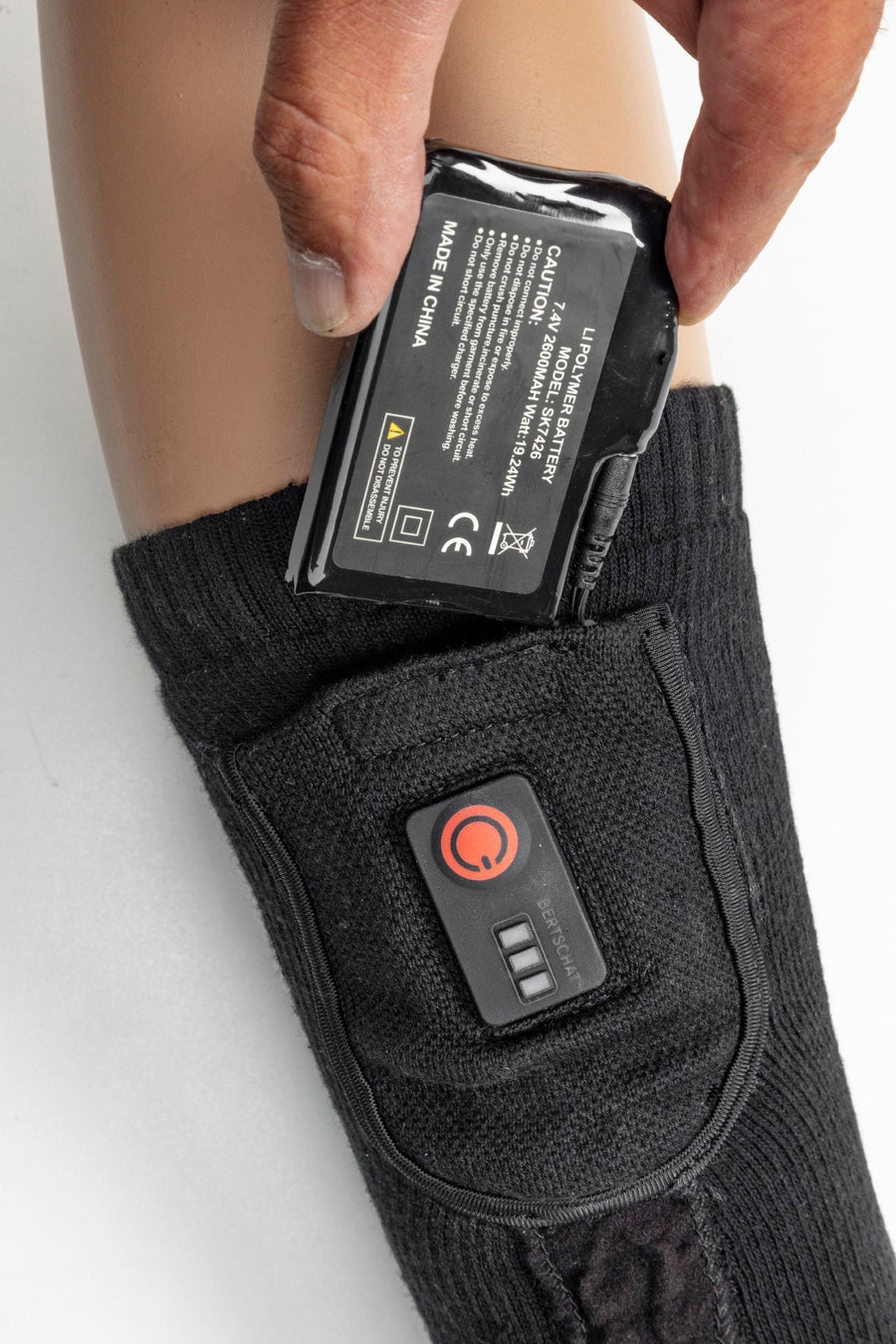 Chaussettes Chauffantes - ELITE | USB - Modèle Randonnée