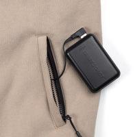 Veste Chauffante Hommes - Dual-Heating | USB - Beige