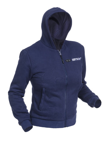 Veste Chauffante Femmes - Dual-Heating | USB - Bleu Marine